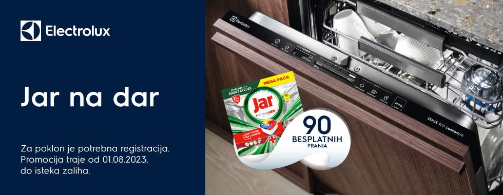 JAR giveaway campaign for dishwashers 2022 Croatia